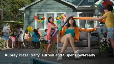 Aubrey Plaza’s Best Super Bowl Commercial Moments So Far