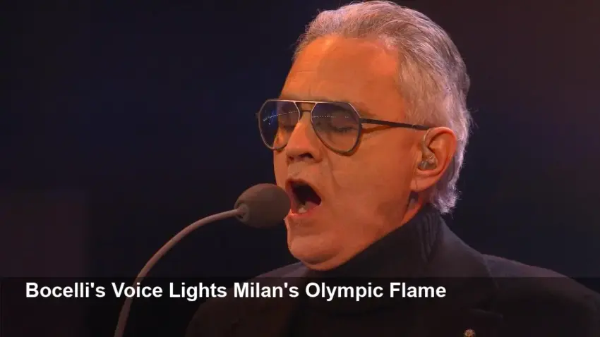 Bocelli's Voice Leads Opening in Milan — Olympics 2026
