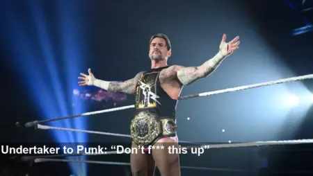 CM Punk recalls Undertaker’s blunt WM41 pre-match words