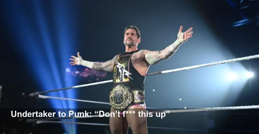 CM Punk recalls Undertaker’s blunt WM41 pre-match words