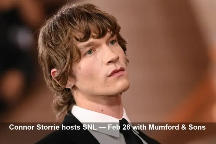 Connor Storrie Hosting SNL Feb 28 — Mumford & Sons