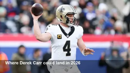 Derek Carr’s 4 Top Landing Spots if He Unretires 2026