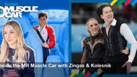 Emilea Zingas & Vadym Kolesnik Ride the MH Muscle Car