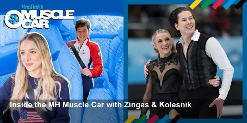 Emilea Zingas & Vadym Kolesnik Ride the MH Muscle Car