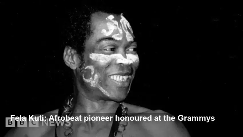 Fela Kuti to receive Grammys Lifetime Achievement Award