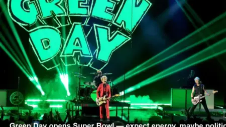 Green Day to Open Super Bowl — Will They Get Political?