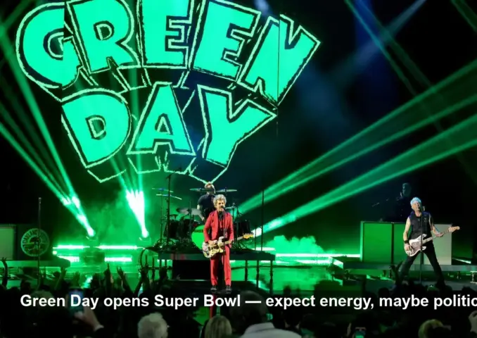 Green Day to Open Super Bowl — Will They Get Political?