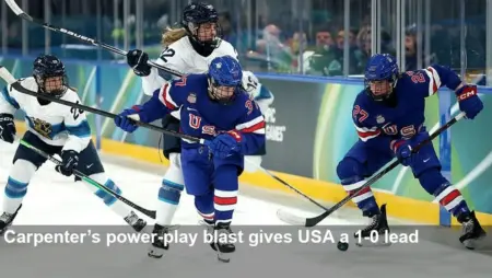 USA 1-0 Finland — Carpenter nets power-play goal in Milan