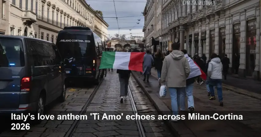 Italy’s Classic 'Ti Amo' Chosen as Official 2026 Olympics Song