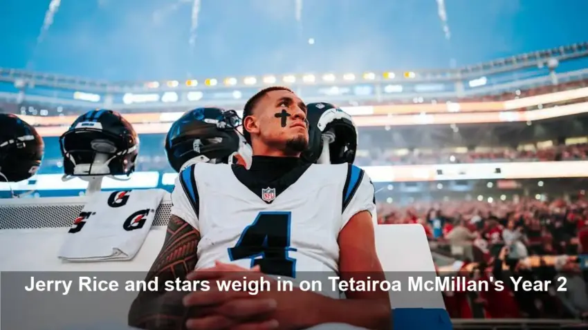 Jerry Rice, NFL Stars Give Advice to Tetairoa McMillan