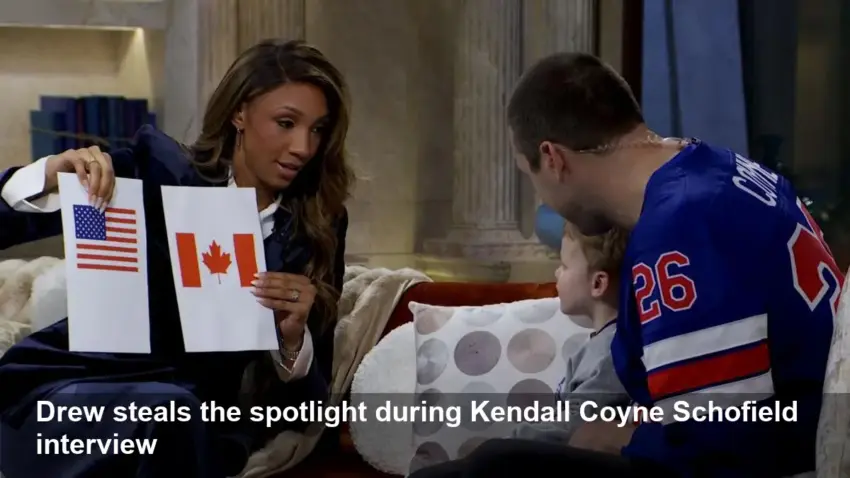 Kendall Coyne Schofield’s Son Steals Olympic Interview