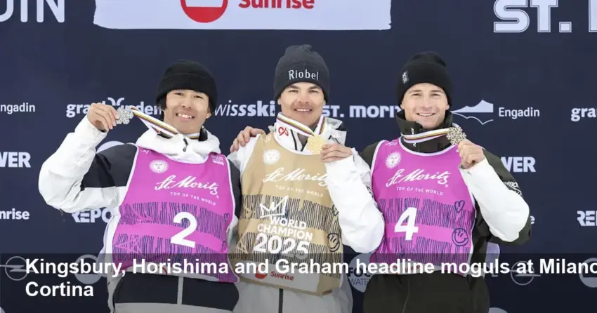 Kingsbury and Horishima Head Moguls at Milano 2026
