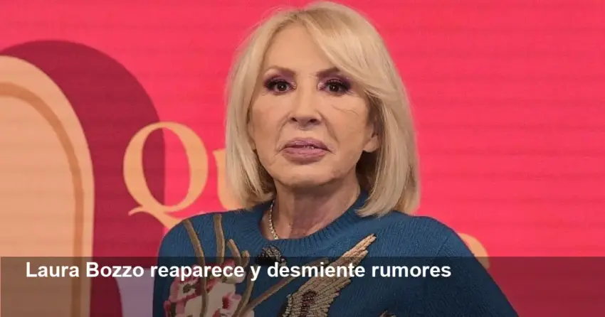 Laura Bozzo reaparece, desmiente su muerte y anuncia algo