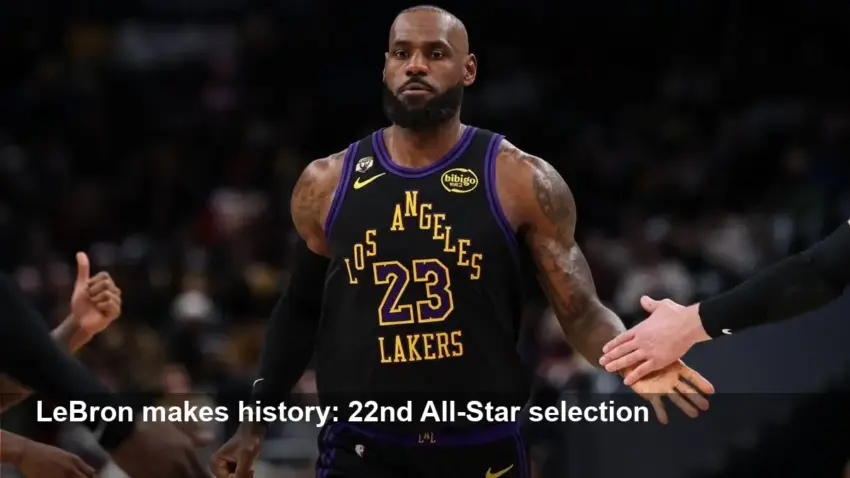 LeBron earns record 22nd consecutive NBA All-Star nod