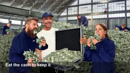 MrBeast Video Lets Contestants Keep Cash by Eating It