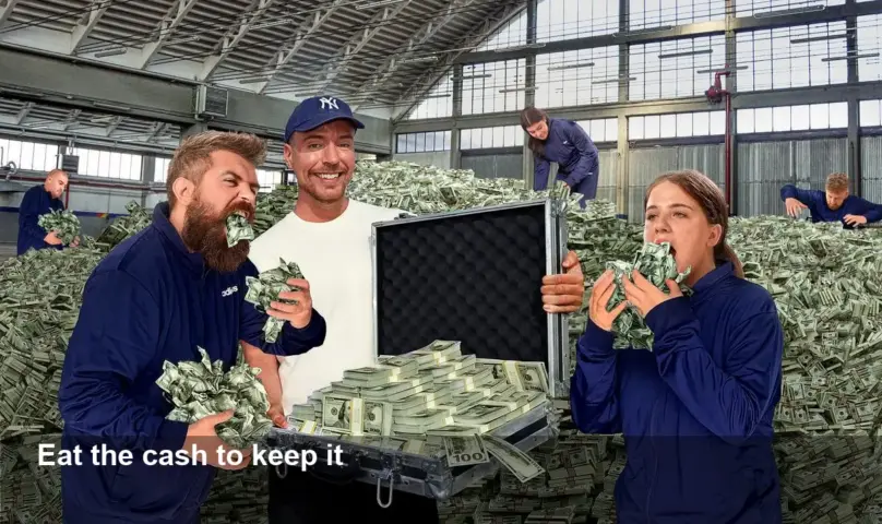 MrBeast Video Lets Contestants Keep Cash by Eating It