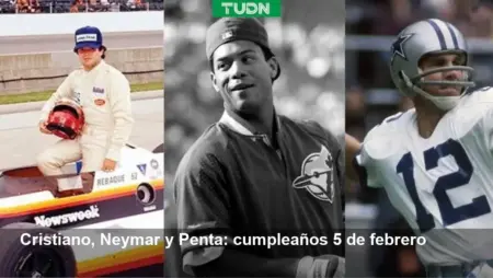 Cristiano, Neymar y Penta: nacieron el 5 de febrero