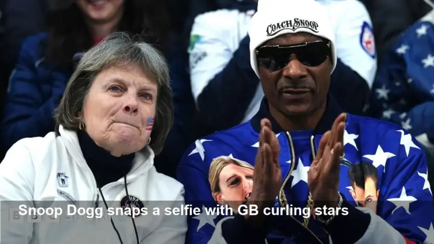 Snoop Dogg watches as GB curlers go 5-0 in Cortina